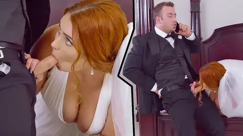L'ami Du Marié Cocu Baise La Mariée En Robe De Mariée